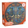 Rompecabezas Circular Barnizado Elefante 500 Piezas