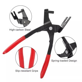 Unbranded Car Exhaust Hanger Removal Plier Pipe Rubber Grommet Auto Garage Hand Tool Trim