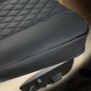 Black Panther Car Seat Cover PU Leather,Full Wrapping Edge,Protector for