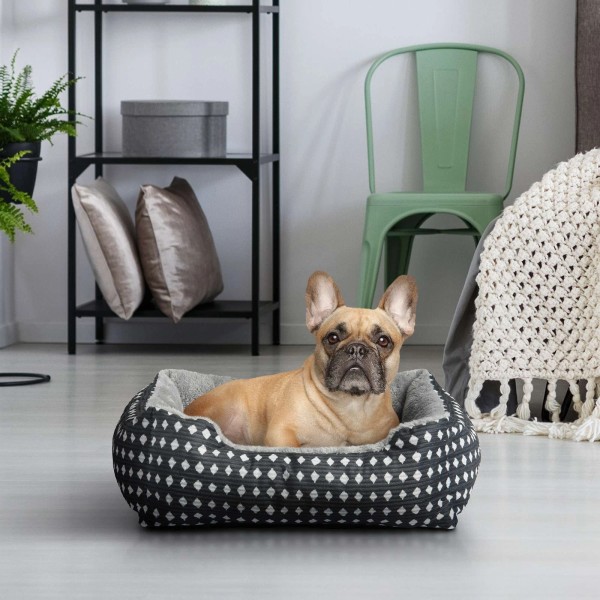 Unbranded Plush Small Dog Cat Bed Eco-Friendly Lightweight Machine Washable