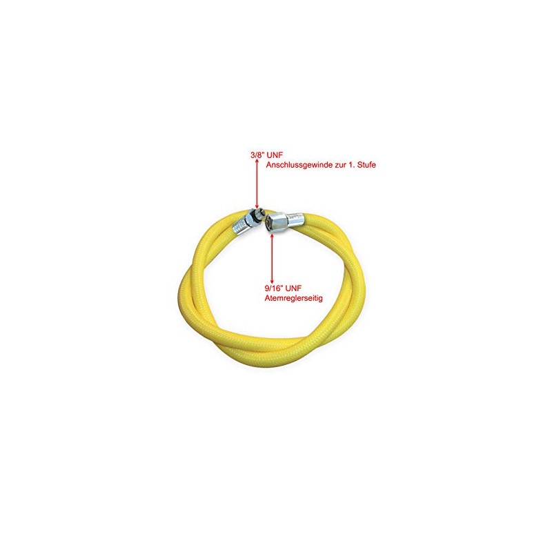polaris Miflex Medium Pressure Hose 3/8 Inch UNF Yellow (210