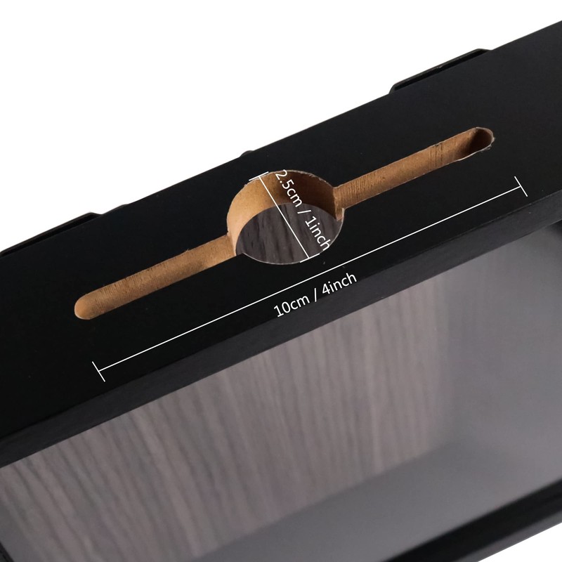 FramePro Travel Shadow Box Black 11x14 Top Loading Display Case