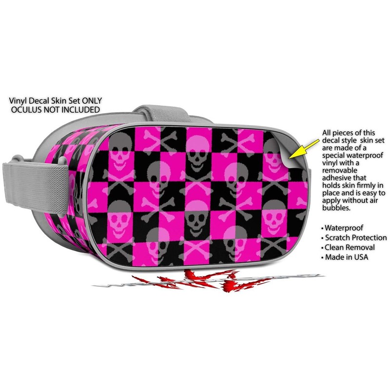 Decal Style Skin Wrap Compatible with Oculus Go Headset -