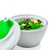 Zanetti White and Green Plastic Salad Spinner 000011