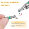 HARFINGTON 2pcs Hex Screwdriver Bit H3 1/4" Hex Shank 25mm/1"