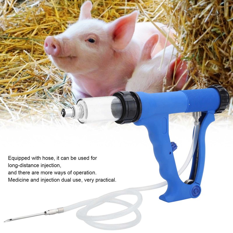 Cattle Sheep and Pigs Veterinary Potting Gun Feeding Container Automatic