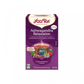 요기티 요기 티 아슈와간다 릴랙스 오가닉 17봉지 34gr Yogi Tea Ashwagandha Relax Organic 17 Bags 34g