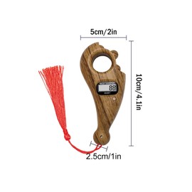 Abiyou 1 Piece Digital Beads Counter, Portable Prayer Beads Counter, Prayer Digital Tasbih, for Meditation, Relaxation, Active Fingers, Prayer Islamic Tasbih Muslim