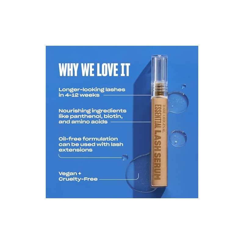 Babe Lash Essential Serum, 0.03 Fl Oz