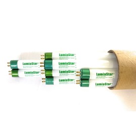 lumiastar 8 Pack of F54T5HO/865 Tube Light Bulb, Full Sun Light, 5000 Lumens High Output, Perfect for You 4FT T5 Grow Light Bulb, Great for Veg Growing Stage of Indoor Gearden Plant.