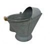 Pellethead Galvanized Coal Hod Scuttle Bucket, Ash & Fuel, Stove