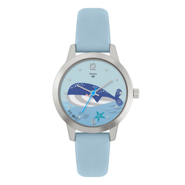 Tikkers WWF Whale Unisex Kid's Analog Quartz Watch with Polyurethane