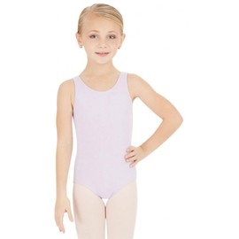 Capezio Capezio - Maillot sin mangas de cuello alto para niñas, Lavender, X-Large
