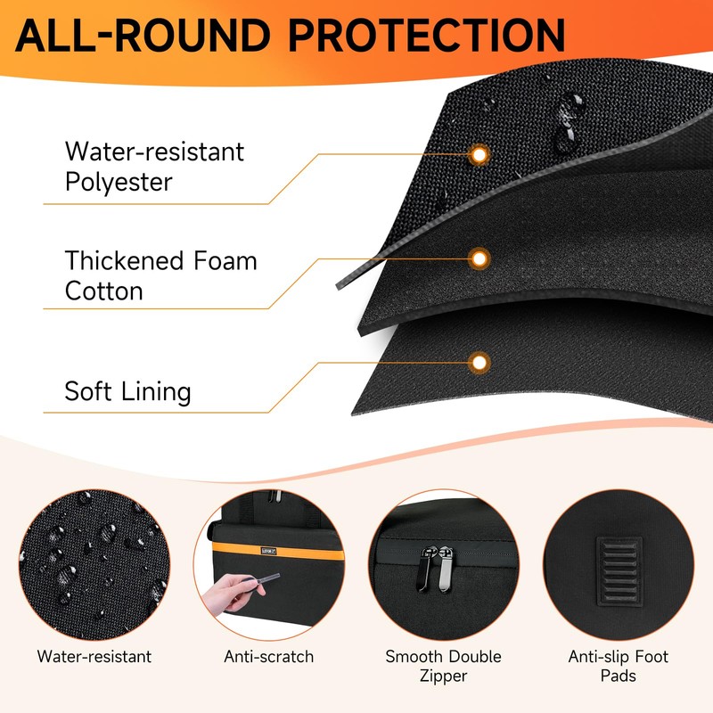 LEFOR·Z Carrying Case Compatible with Jackery Explorer 1000/ECOFLOW River Max/Bluetti