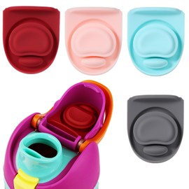 4pcs Water Bottle Replacement Parts Stopper for Owala FreeSip 19oz 24oz 32oz 40oz, Silicone Bottle Top Lid Gasket BPA-Free Seal Bottle Cap Mouth Stopper Piece Plug Accessories Compatible with Owala