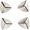 Merriway BH03646 (4 Pcs) 28mm (1.1/8 inch) Nickel Plated Case