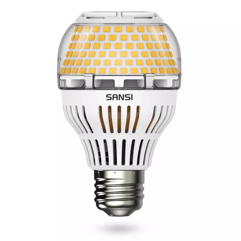 SANSI Dimmable LED Light Bulb 17W=200W 2500LM Energy Saving A19