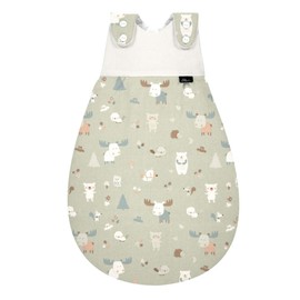 Kinderhaus Blaubär ALVI Baby Mäxchen Outdoor Sleeping Bag with Cloth Nappy, All-Year Sleeping Bag Grows with Your Child, Baby Sleeping Bag