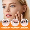 Crema para ojos con cúrcuma y vitamina C, crema iluminadora