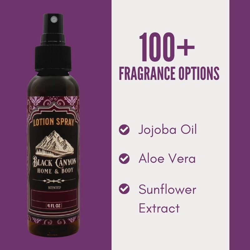 Black Canyon Orange Blossom & Sweet Jasmine Scented Sprayable Lotion