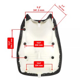 Yamaha Complete Seat Black for Yamaha Grizzly 700 YFM700F 4X4 2007 2008 2009 2010 2011