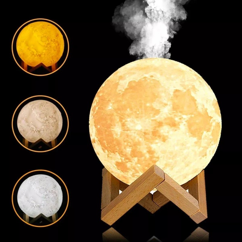 Moon Lamp Lampara Humificadora De Luna