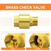 GASHER 1PCS Brass Check Valve DN20 3/4" Female and Male
