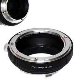 Fotasy Nikon Lens to Leica M Mount Camera Adapter, fits Leica M9, M8, M7, M6, M5, M4, M3, M2, Ricoh GXR Mount A12
