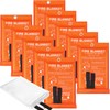 Macarrie 10 Pack 39” x 39” Fire Blanket Emergency for