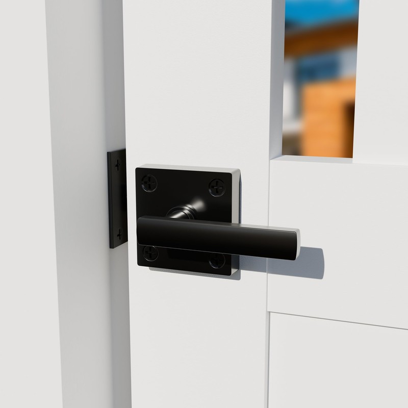 HILLMASTER Double Sided Gate Latch for Wooden Fence,Heavy Duty Swinging