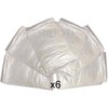 (Pack of 6) Large Plastic Dust Sheets 1.8m x 1.5m