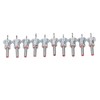 10PCS Countersink Drill Bits Adjustable Stop Tapered Countersink Bit for
