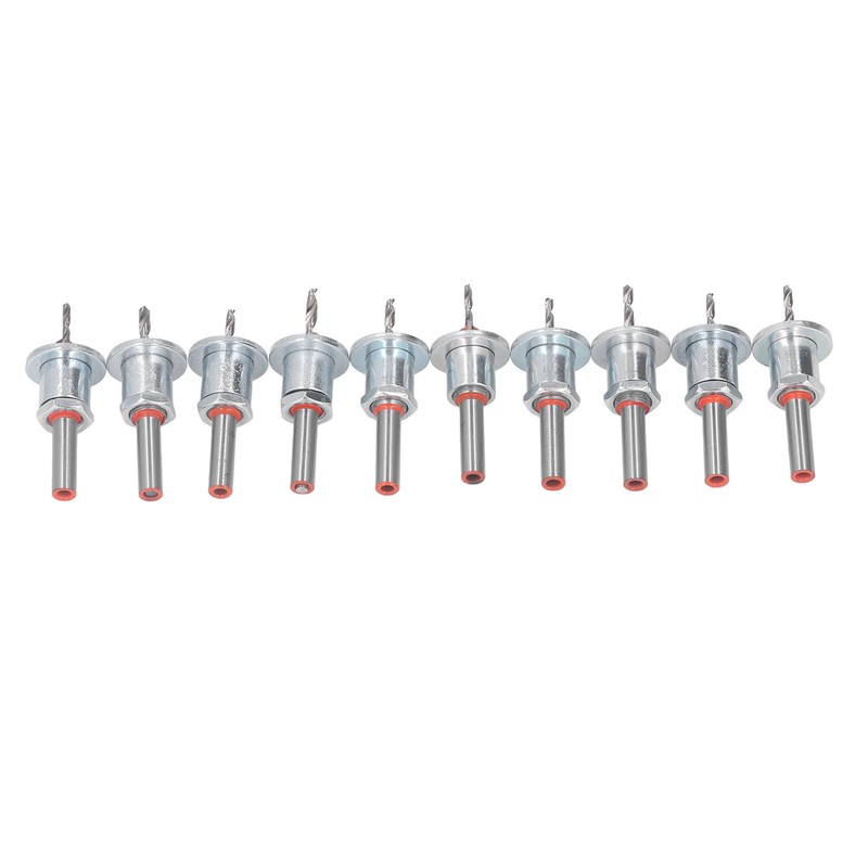 10PCS Countersink Drill Bits Adjustable Stop Tapered Countersink Bit for