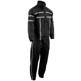 Milwaukee Leather Men's Motorcycle Riding Water Resistant Rain Suit - 5X-Large - 5X-Large