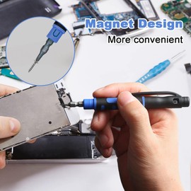 2 Pcs Screwdriver Portable 4 in 1 Screwdriver Robust Doubled Ended Screwdriver Pocket Screwdriver Pen Precise Multi-Tool Screwdriver Suitable for Tool Maintenance & Engineering (4)