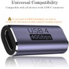 AuviPal USB C Coupler (2 Pack), USB Type C Female