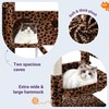 Allewie 81 Inches Tall Cat Tree/Multi-Level Large Climbing Tree House