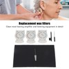 Hearing Amplifier Cleaning Kit Replacement Wax Filters Set with Cloth