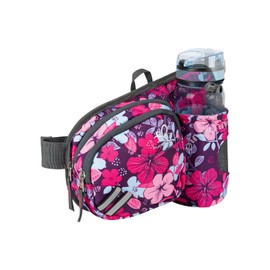 WATERFLY Fanny Pack Waist Bag: Waist Pack for Women Men with Water Bottle Holder Hiking Fanny Pack for Running Walking DogWalking Travel Cycling