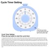 60 Minute Visual Timer for Kids Adults with Two Reminder