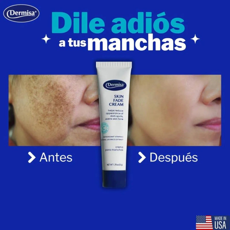 Crema Anti Manchas Dermisa Vitamina Rostro 50ml