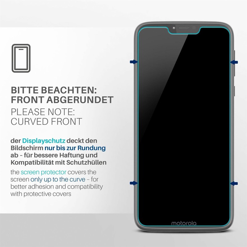 moex FlexProtect Screen Protector Compatible with Motorola Moto G7 Play,