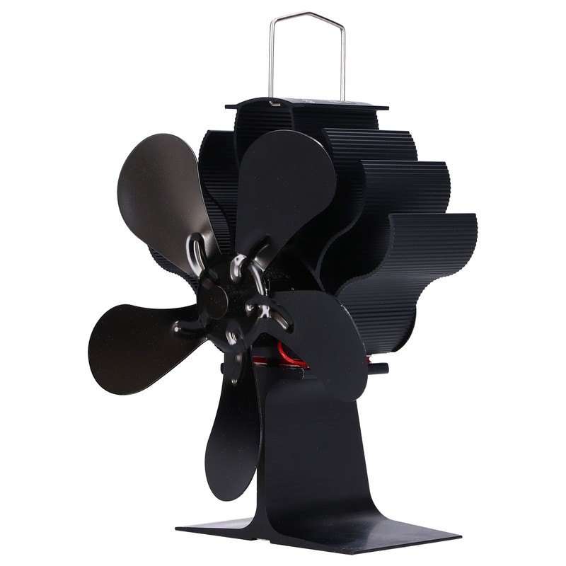 Stove Fan Single Head 5 Blade Wood Burning Fireplace Fan