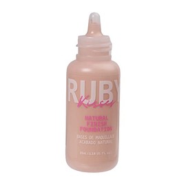 Ruby Kisses Base De Maquillaje Líquida De Cobertura Media, Ligera, Acabado Natural, Maquillaje Facial Para Todo Tipo De Piel, Maquillaje Coreano (Beig