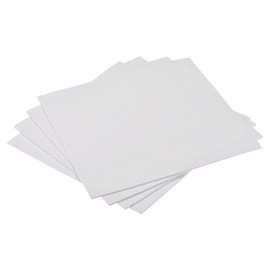 sourcing map White EVA Foam Sheets 10 x 10 Inch 3mm Thickness for Crafts DIY Projects, 4 Pcs