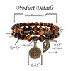 Natural Tigers eye Semi Precious Gemstone Beads Bracelet for Women