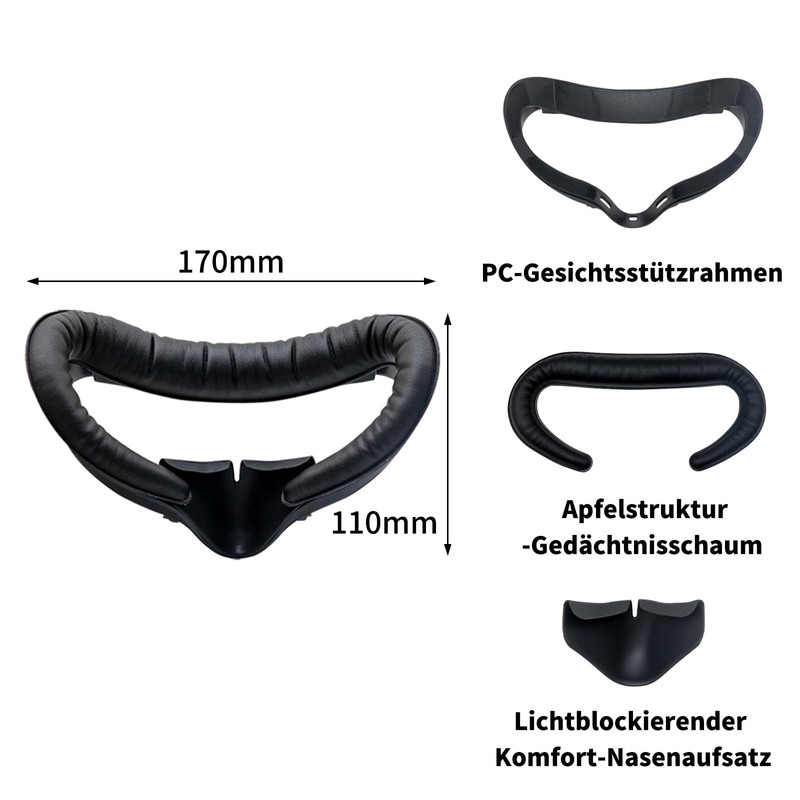 HAPPOW Comfort Face Cover for Oculus/Meta Quest 2, Breathable Air