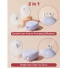 NCVI Wearable Breast Pump Hands Free with 21/24mm Flange, Portable