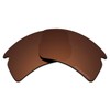 Alphax Dark Brown Optimized Polarized Engraved Replacement Lenses for Oakley