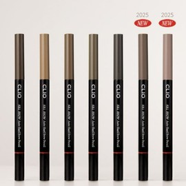 CLIO Kill Brow Auto Hard Brow Pencil 0.31g [2024 New vers], Color:01 Natural Brown